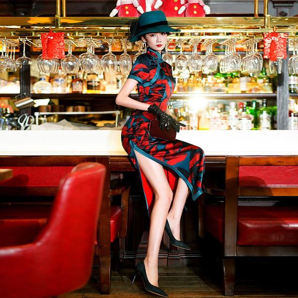 ethnic clothing chinese dress silk blue red color matching qipao evening dresses customized printed cheongsam traditional retro cheongsams
ethnic clothing chinese dress silk blue red color matching qipao evening dresses customized printed cheongsam traditional retro cheongsams