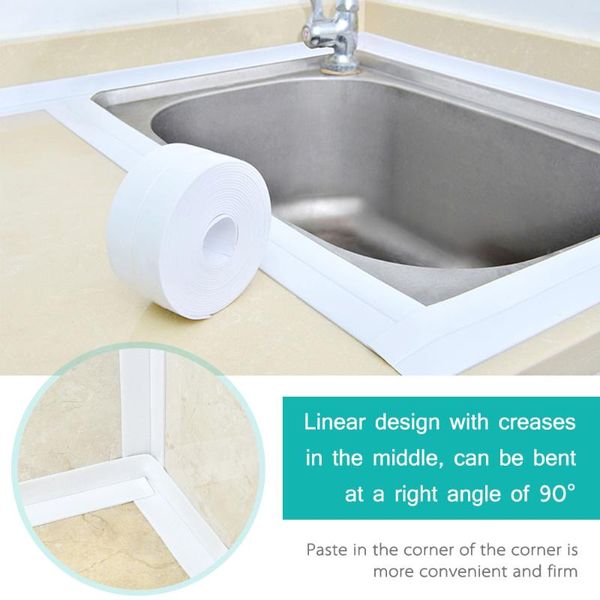 wall stickers bathroom kitchen 3.2m/3.8 shower sink bath sealing strip tape caulk self adhesive waterproof sticker edge
wall stickers bathroom kitchen 3.2m/3.8 shower sink bath sealing strip tape caulk self adhesive waterproof sticker edge