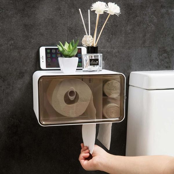 tissue boxes & napkins no-drill waterproof toilet roll holder box bathroom wall mounted plastic paper storage full cover phone tray
tissue boxes & napkins no-drill waterproof toilet roll holder box bathroom wall mounted plastic paper storage full cover phone tray