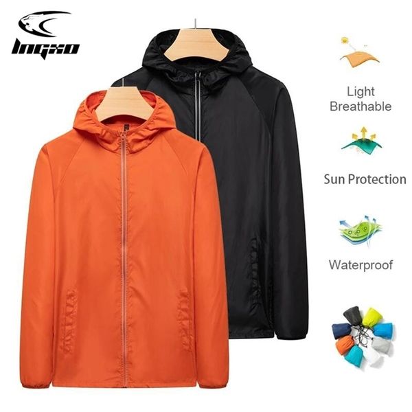 lngxo men's hiking camping waterproof jacket women reflective sun protection clothing unsiex large size outdoor windbreakers 220114, Black;brown
lngxo men's hiking camping waterproof jacket women reflective sun protection clothing unsiex large size outdoor windbreakers 220114, Black;brown
