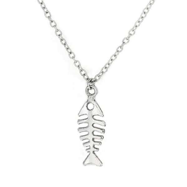 pendant necklaces trendy simple chokers fish bone necklace skeleton pendants for women gifts christmas presents, Silver
pendant necklaces trendy simple chokers fish bone necklace skeleton pendants for women gifts christmas presents, Silver