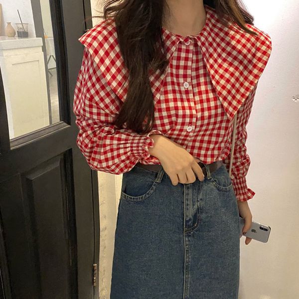 2021 women spring summer style chiffon blouses shirts lady casual blusas peter pan collar shirt k142, White
2021 women spring summer style chiffon blouses shirts lady casual blusas peter pan collar shirt k142, White