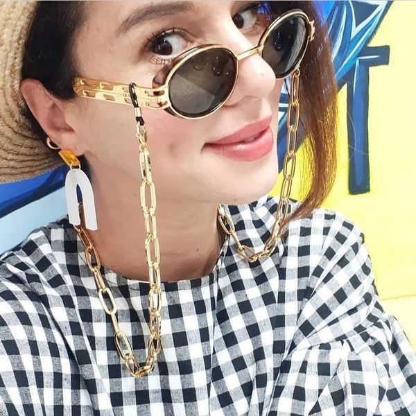 2021 multi-layers punk metal sunglasses eyeglasses chain gold color reading glasses chain cord holder lanyard strap necklace
2021 multi-layers punk metal sunglasses eyeglasses chain gold color reading glasses chain cord holder lanyard strap necklace