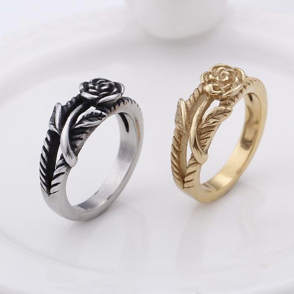 wedding rings 316l stainless steel vintage flower sign women engagement bands fashion female, Slivery;golden
wedding rings 316l stainless steel vintage flower sign women engagement bands fashion female, Slivery;golden