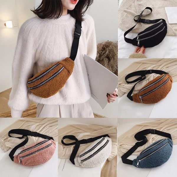 waist bags fashion the purse is female solid color plush soft zipper messenger bag chest phone woman fanny pack
waist bags fashion the purse is female solid color plush soft zipper messenger bag chest phone woman fanny pack