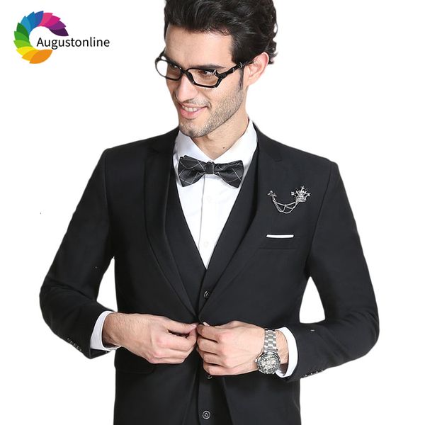 men's suits & blazers men for wedding black bridegroom groom prom slim fit formal blazer custom tuxedo man costume jacket+pan, White;black
men's suits & blazers men for wedding black bridegroom groom prom slim fit formal blazer custom tuxedo man costume jacket+pan, White;black