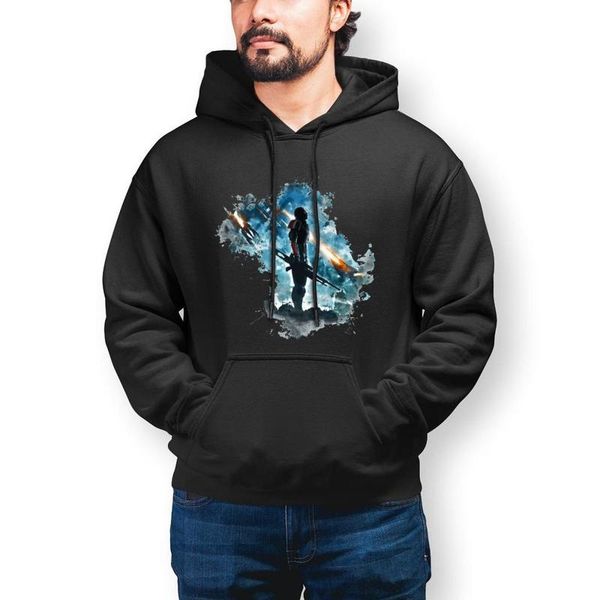 men's hoodies & sweatshirts 100% cotton mass effect hoodie casual long length men winter loose pullover, Black
men's hoodies & sweatshirts 100% cotton mass effect hoodie casual long length men winter loose pullover, Black