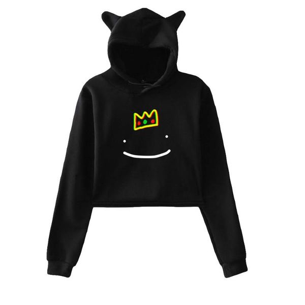 women's hoodies & sweatshirts wawni ranboo cat ear hoodie social star womens girls pullover hip-hop hoody sweatshirt casual short hoodi, Black
women's hoodies & sweatshirts wawni ranboo cat ear hoodie social star womens girls pullover hip-hop hoody sweatshirt casual short hoodi, Black
