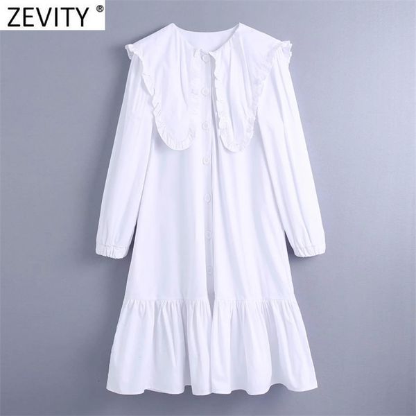 women sweet big peter pan collar hem pleat ruffles white shirtdress female agaric lace vestidos chic dresses ds4957 210420, Black;gray
women sweet big peter pan collar hem pleat ruffles white shirtdress female agaric lace vestidos chic dresses ds4957 210420, Black;gray