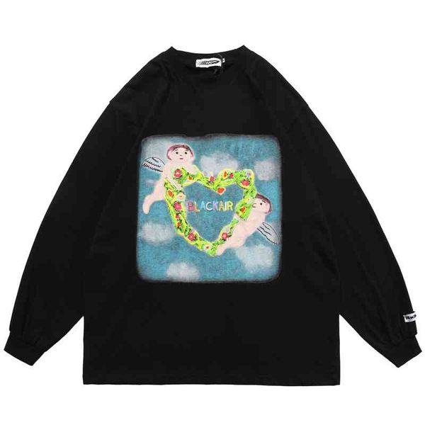 men's hoodies & sweatshirts hip hop t shirt men angel baby printed oversized long sleeve fashion autumn women streetwear harajuku punk, Black
men's hoodies & sweatshirts hip hop t shirt men angel baby printed oversized long sleeve fashion autumn women streetwear harajuku punk, Black