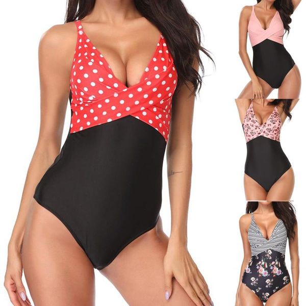 women's swimwear one piece swimsuit female deep v-neck bikini 2021 bandage thong bathing suit women bathers, White;black
women's swimwear one piece swimsuit female deep v-neck bikini 2021 bandage thong bathing suit women bathers, White;black
