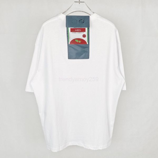 women's t-shirt correct high version b home summer men sticker t-shirt worn and damaged short sleeve oversize, White
women's t-shirt correct high version b home summer men sticker t-shirt worn and damaged short sleeve oversize, White