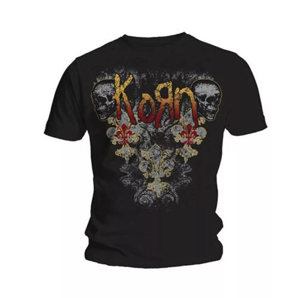korn twin skull pattern jonathan davis nu metal official tee t-shirt mens unisex, White;black
korn twin skull pattern jonathan davis nu metal official tee t-shirt mens unisex, White;black