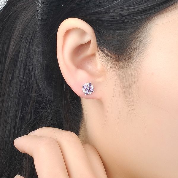 sterling silver earrings stud purple flower zircon diamond earring for women s925 anniversary gift with box, Golden;silver
sterling silver earrings stud purple flower zircon diamond earring for women s925 anniversary gift with box, Golden;silver