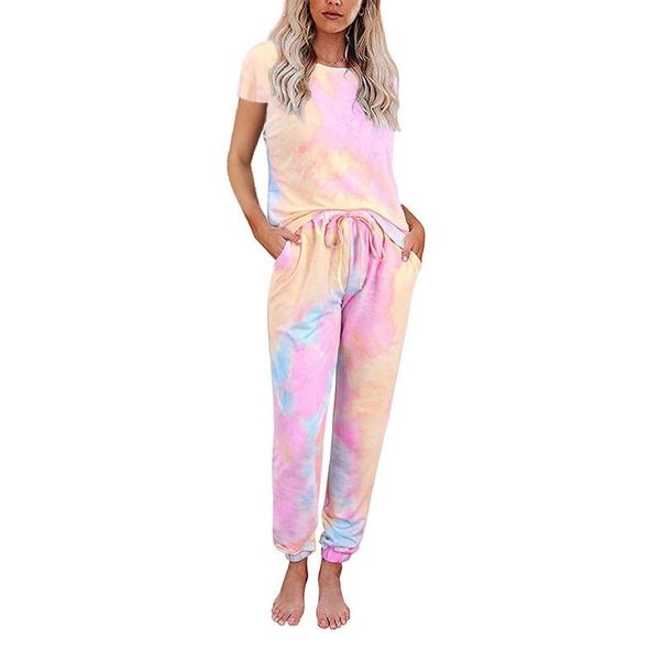 summer women's tie-dye print pullover o-neck + pants trousers suits+sets blouse candy color casual suit tracksuits, Gray
summer women's tie-dye print pullover o-neck + pants trousers suits+sets blouse candy color casual suit tracksuits, Gray