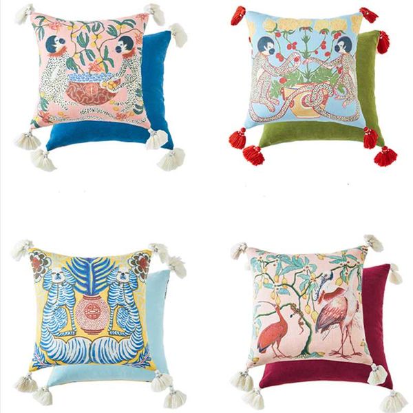 cushion/decorative pillow luxury wool embroidery vintage cushion cover decorative gifts throw cases tassel monkey design square 18x18 inch e
cushion/decorative pillow luxury wool embroidery vintage cushion cover decorative gifts throw cases tassel monkey design square 18x18 inch e