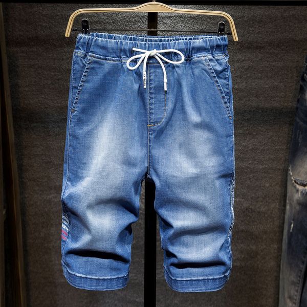 jeans summer large men's jean pants. zvlj, Blue