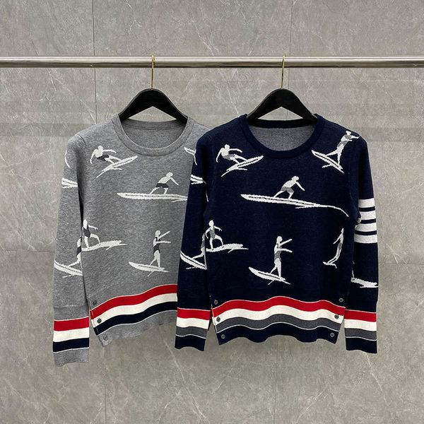 aw20 four bar contrast wool sweater skateboard surf soft crew neck pullover for men and women, White
aw20 four bar contrast wool sweater skateboard surf soft crew neck pullover for men and women, White