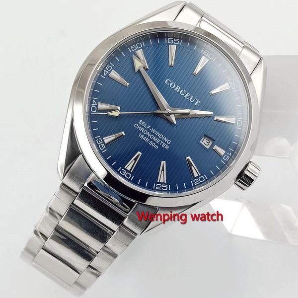 wristwatches 41mm saphirglas blau dial datum miyota automatisch herren watch w2861, Slivery;brown
wristwatches 41mm saphirglas blau dial datum miyota automatisch herren watch w2861, Slivery;brown