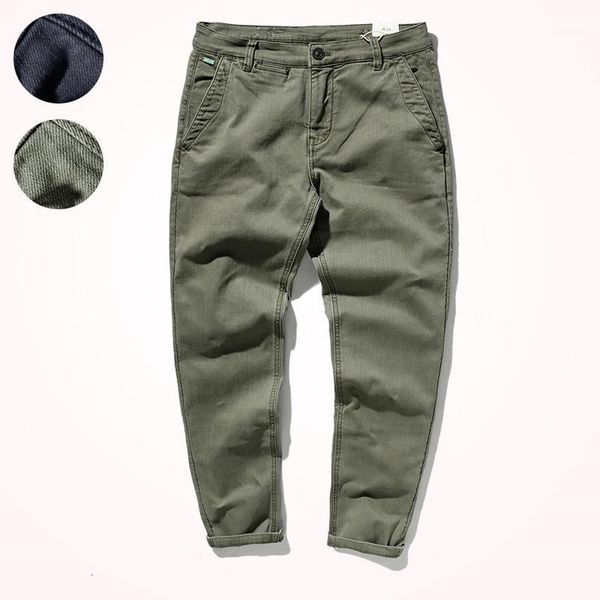 autumn and winter american style casual pants men's vintage thick stretch old washed slim straight trousers1 n0fn, Black
autumn and winter american style casual pants men's vintage thick stretch old washed slim straight trousers1 n0fn, Black