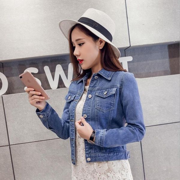 women's jackets women autumn outwear denim coat solid turn down collar cotton jacket for female jeans casaco jaqueta feminina, Black;brown
women's jackets women autumn outwear denim coat solid turn down collar cotton jacket for female jeans casaco jaqueta feminina, Black;brown