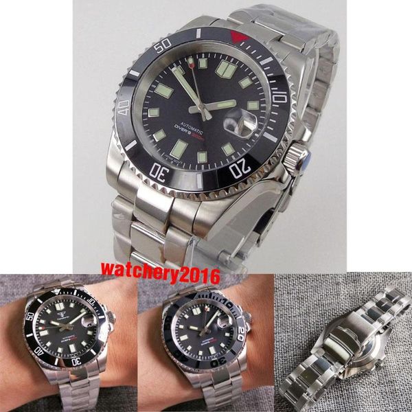 wristwatches bliger 40mm automatic men's watch japan nh35 movement black dial date cyclops sapphire glass polished bracelet luminous, Slivery;brown
wristwatches bliger 40mm automatic men's watch japan nh35 movement black dial date cyclops sapphire glass polished bracelet luminous, Slivery;brown