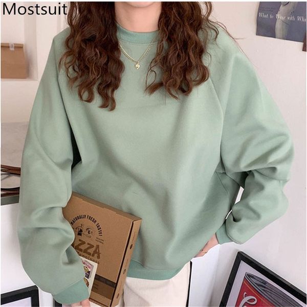 casual fashion o-neck women sweatshirt spring full sleeve korean solid loose basic female pullovers femme 210518, Black
casual fashion o-neck women sweatshirt spring full sleeve korean solid loose basic female pullovers femme 210518, Black
