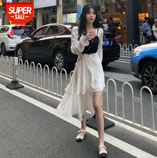 fairy skirt, moving and flowing women, irregular temperament, slit square neck dress #ov8b, Black;gray
fairy skirt, moving and flowing women, irregular temperament, slit square neck dress #ov8b, Black;gray