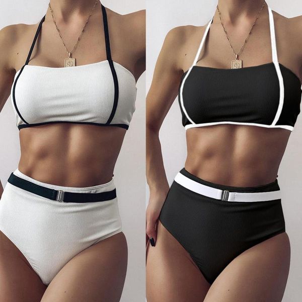 women's swimwear high waist solid bikini push up swimsuits bikinis seamless biquini swimming suit beachwear, White;black
women's swimwear high waist solid bikini push up swimsuits bikinis seamless biquini swimming suit beachwear, White;black