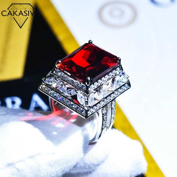 cluster rings vintage red zircon princess square diamond open ring engagement wedding gift jewelry wholesale, Golden;silver
cluster rings vintage red zircon princess square diamond open ring engagement wedding gift jewelry wholesale, Golden;silver