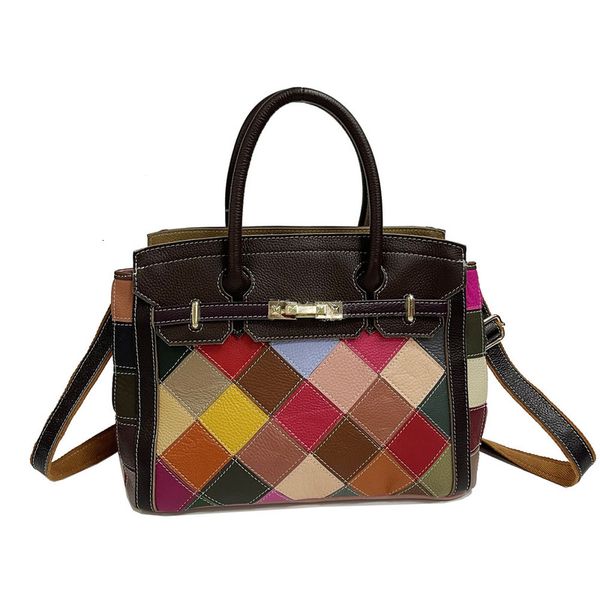 Women's in Style Spring Summer with Cow Stitching Diamond Color Leather Handbag and One Shoulder Messenger Bag
Women's in Style Spring Summer with Cow Stitching Diamond Color Leather Handbag and One Shoulder Messenger Bag