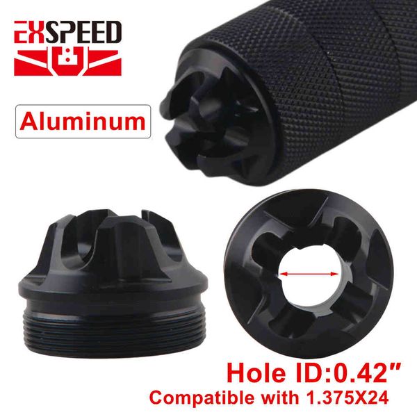 aluminum threaded adapter flash hider front end cap 1.375x24 solvent trap fuel filter
aluminum threaded adapter flash hider front end cap 1.375x24 solvent trap fuel filter