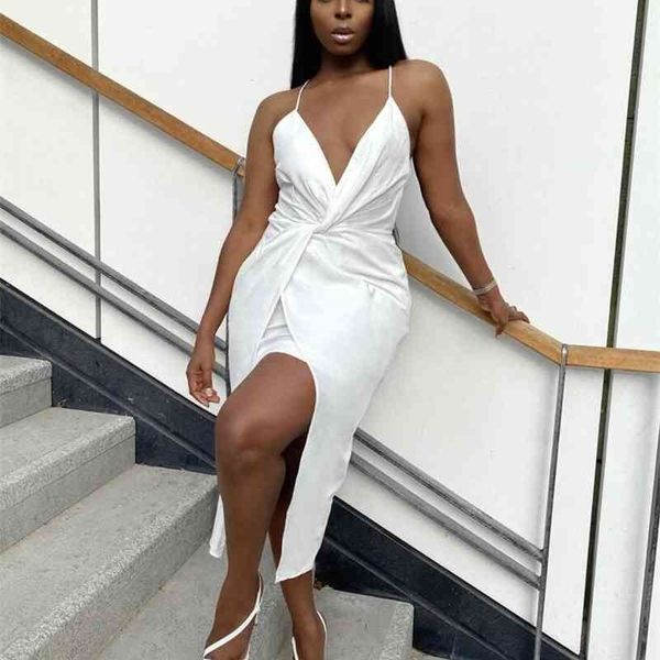 women v neck midi white bodycon dress elegant night club prom celebrity party vestido 210527, Black;gray
women v neck midi white bodycon dress elegant night club prom celebrity party vestido 210527, Black;gray