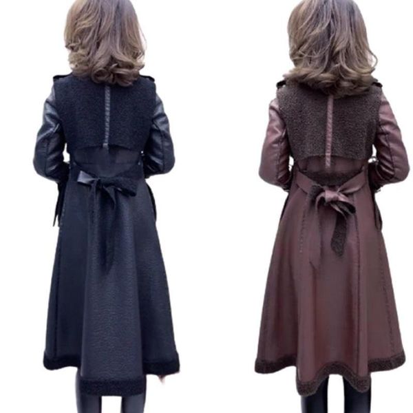 women's trench coats 2021 mid-length plus velvet thick windbreaker slim korean style coat lapel long-sleeved autumn winter women 104a, Tan;black
women's trench coats 2021 mid-length plus velvet thick windbreaker slim korean style coat lapel long-sleeved autumn winter women 104a, Tan;black