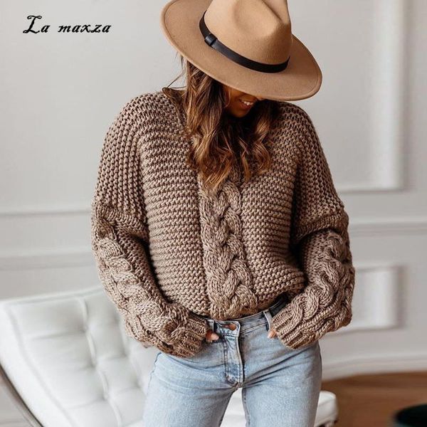 plus size 2021 vintage women sweater winter fashion long sleeves v-neck thick knitting pullovers women's sweaters, White;black
plus size 2021 vintage women sweater winter fashion long sleeves v-neck thick knitting pullovers women's sweaters, White;black