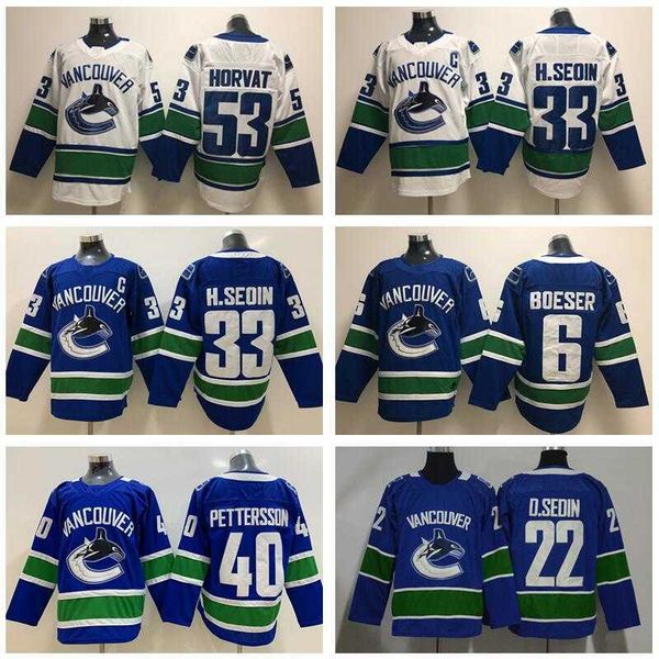 hockey vancouver canucks 40 elias pettersson jerseys 53 bo horvat 22 daniel sedin 33 henrik sedin 6 brock boeser blue white men stitched, Black
hockey vancouver canucks 40 elias pettersson jerseys 53 bo horvat 22 daniel sedin 33 henrik sedin 6 brock boeser blue white men stitched, Black