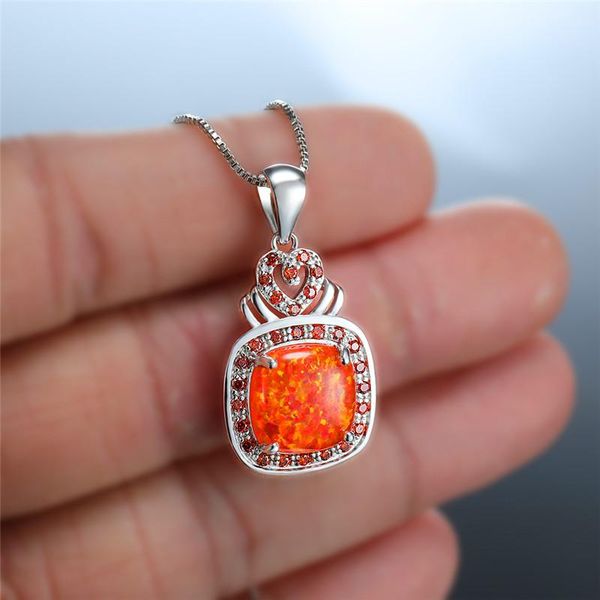 pendant necklaces white orange opal pendants necklace purple crystal square stone chain for women vintage silver color wedding
pendant necklaces white orange opal pendants necklace purple crystal square stone chain for women vintage silver color wedding