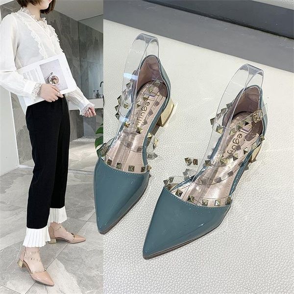 dress shoes sandals women 2021 high heels female pumps slingback summer ladies shoe rivet ankle strap pointed toe thin fashion, Black
dress shoes sandals women 2021 high heels female pumps slingback summer ladies shoe rivet ankle strap pointed toe thin fashion, Black