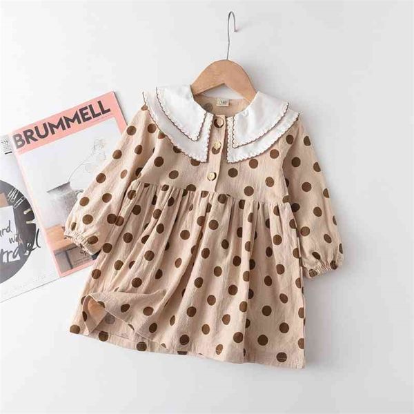 gooporson spring kids clothes dots lace collar long sleeve princess dress fashion korean autumn kids dresses for girls vestidos 210715, Red;yellow
gooporson spring kids clothes dots lace collar long sleeve princess dress fashion korean autumn kids dresses for girls vestidos 210715, Red;yellow