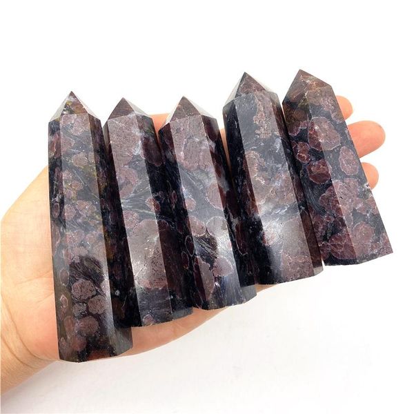 decorative objects & figurines beautiful 1pc natural quartz astrophyllite and garnet point towers crystals healing stones for feng shui
decorative objects & figurines beautiful 1pc natural quartz astrophyllite and garnet point towers crystals healing stones for feng shui
