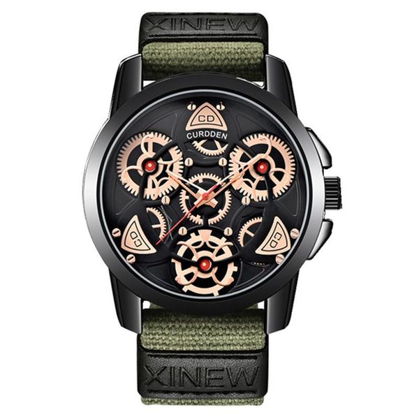 wristwatches original curdden 8184 hip hop men vintage watches fashion nylon band sports military gifts quartz clock black relogio masculino, Slivery;brown
wristwatches original curdden 8184 hip hop men vintage watches fashion nylon band sports military gifts quartz clock black relogio masculino, Slivery;brown
