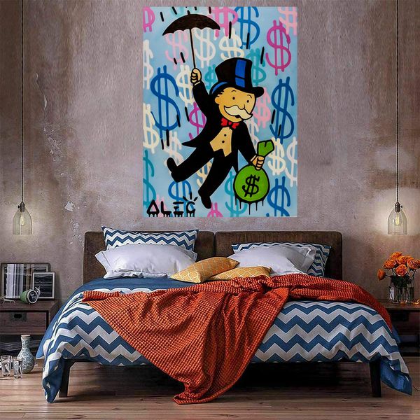 alec monopoly rich man money umbrella huge oil painting on canvas home decor handpainted &hd print wall art pictures customization is accept
alec monopoly rich man money umbrella huge oil painting on canvas home decor handpainted &hd print wall art pictures customization is accept