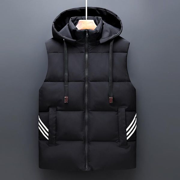men's vests vest mens winter casual outerwear warm hood jacket men sleeveless waterproof jackets parkas 6xl, Black;white
men's vests vest mens winter casual outerwear warm hood jacket men sleeveless waterproof jackets parkas 6xl, Black;white