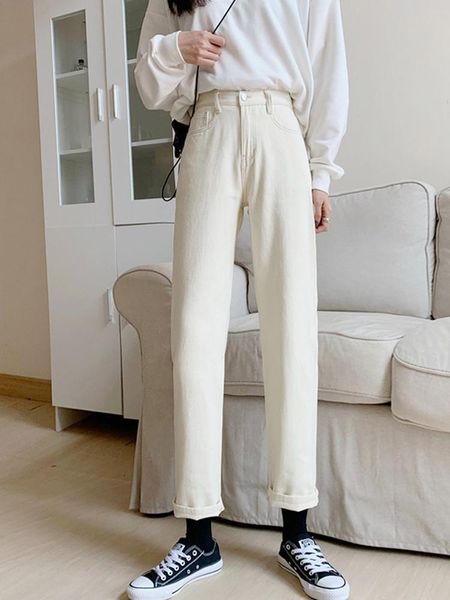 women's jeans small women's capris spring and autumn 2021 high waist slim straight pants beige, Blue
women's jeans small women's capris spring and autumn 2021 high waist slim straight pants beige, Blue