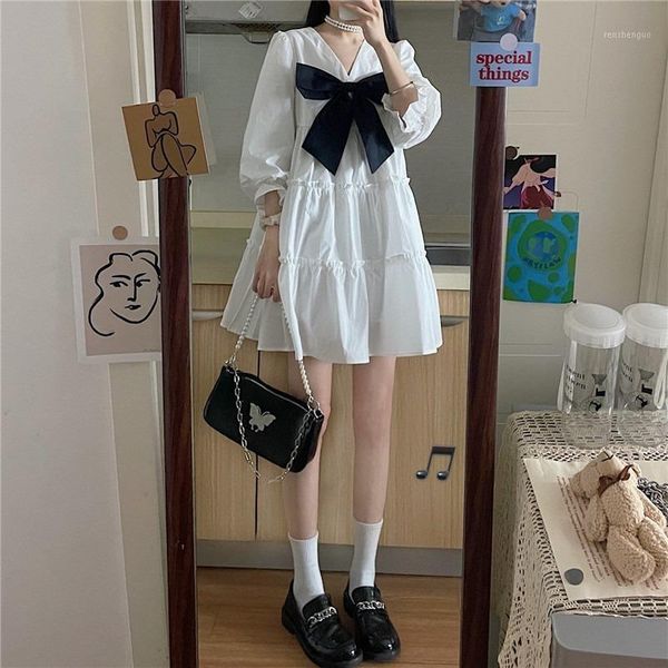 casual dresses french summer dress women white puff sleeve korean style fairy lace chiffon japan kawaii elegant vintage 2021, Black;gray
casual dresses french summer dress women white puff sleeve korean style fairy lace chiffon japan kawaii elegant vintage 2021, Black;gray