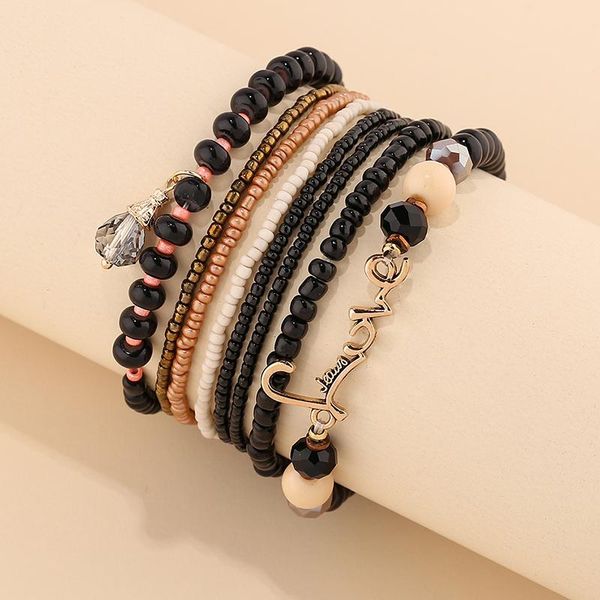 charm bracelets women bohemian jewelry multilayer beads bracelet & bangle letters love ethnic wrap pulseras set female gifts, Golden;silver
charm bracelets women bohemian jewelry multilayer beads bracelet & bangle letters love ethnic wrap pulseras set female gifts, Golden;silver