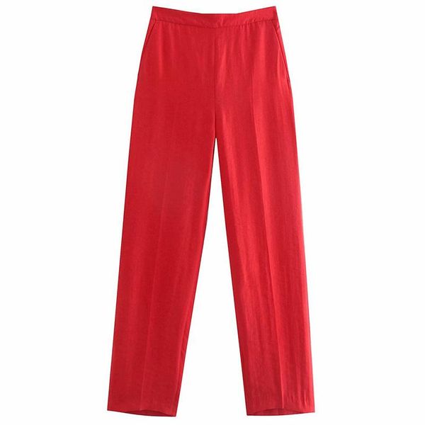 women's pants & capris zhenbaili za woman 2022 casual trousers autumn elastic spliced waistband high waist full length loose straight, Black;white
women's pants & capris zhenbaili za woman 2022 casual trousers autumn elastic spliced waistband high waist full length loose straight, Black;white