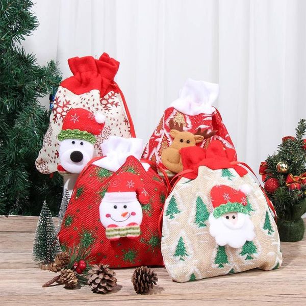 gift wrap bundle pocket package christmas decoration santa claus pattern holder apple bag xmas candy container
gift wrap bundle pocket package christmas decoration santa claus pattern holder apple bag xmas candy container