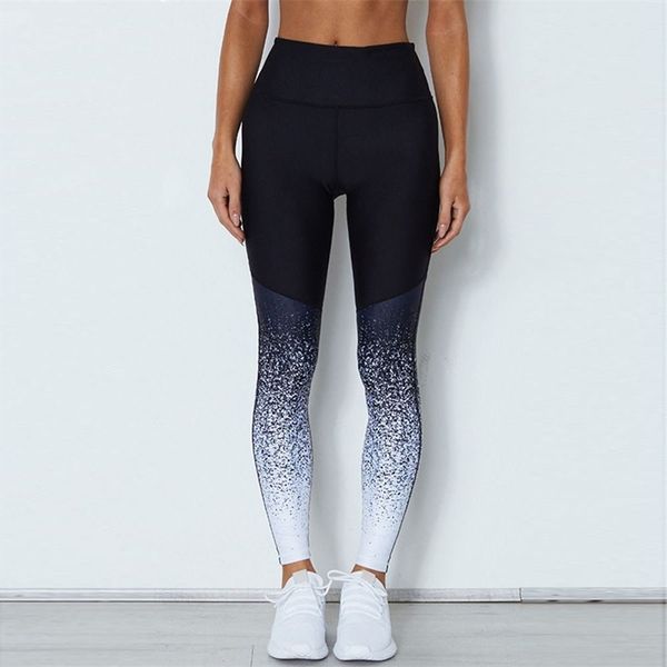 gradient print gym women sport fitness woman workout leggins ladies quick drying black leggings, Black;white
gradient print gym women sport fitness woman workout leggins ladies quick drying black leggings, Black;white