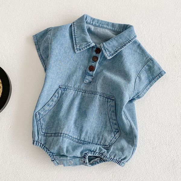 summer baby girl clothes short sleeve big pocket rompers born cowboy jumpsuits 210429, Blue
summer baby girl clothes short sleeve big pocket rompers born cowboy jumpsuits 210429, Blue